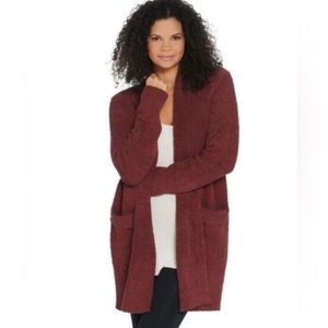 Barefoot Dreams Women's Sweater in Burgundy